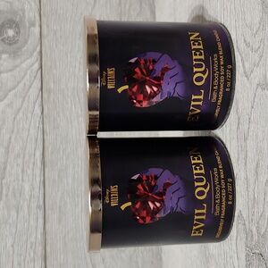 Bath & Body Works Disney Villains Evil Queen 8oz Single Wick Candles X2